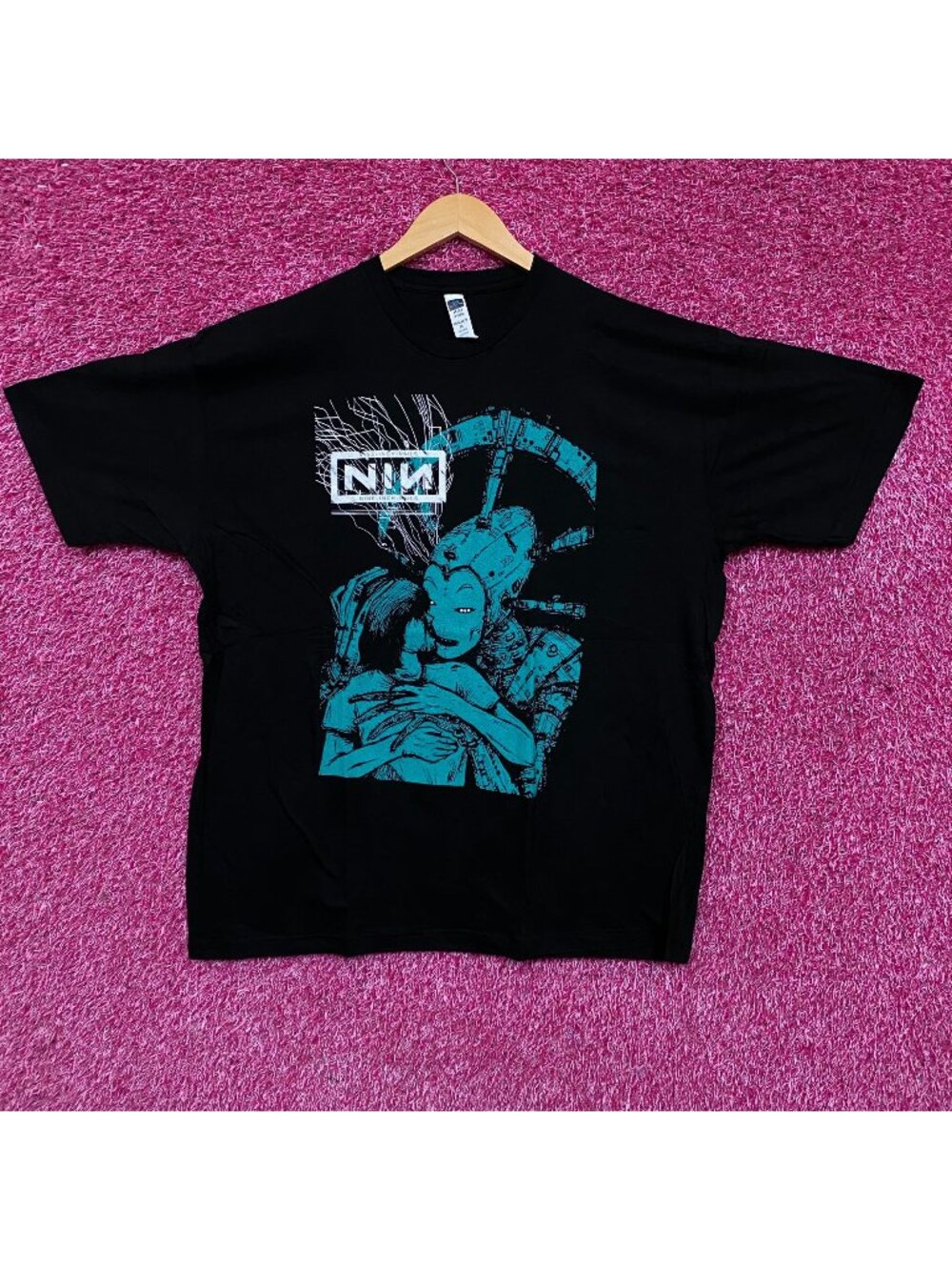 Nine Inch Nails 2005 With Teeth Tour Poster Rock Band T-Shirt XL